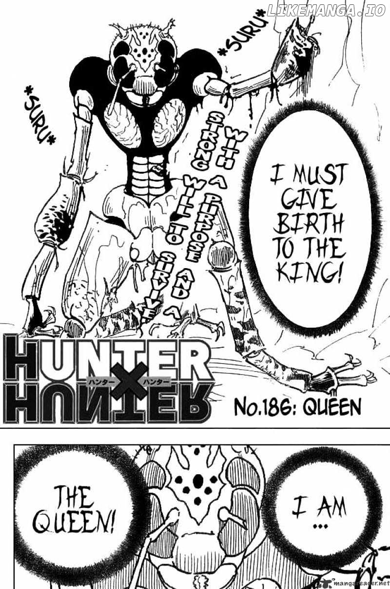 Hunter x Hunter, Chapter 186 image 02